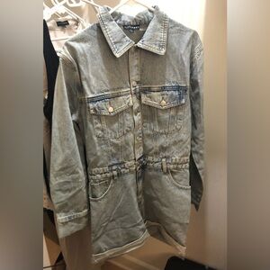 ❗️ CLOSING SALE ❗️Jluxlabel jean romper with distressed tint - Never Worn -